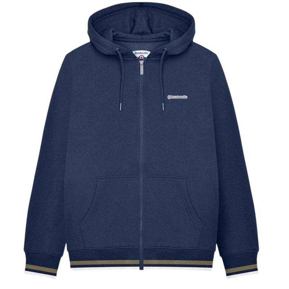 Lambretta Mens  Sweat Jacket / Navy/Khaki